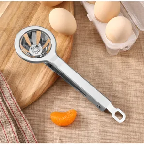 Stainless steel egg slicer kitchen tool metal flower section divider cutter tool for cooking
