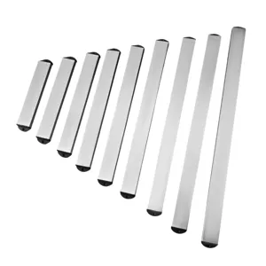 Magnetic knife holder for kitchen wall mount, strong strip storage rack of various sizes.