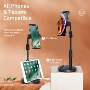 Supporto da scrivania per telefono tablet altezza regolabile supporto live pigro staffa universale