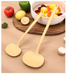 Silicone mushroom spatula for cooking, heat-resistant non-stick kitchenware detail view.