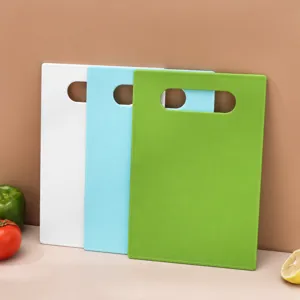 Household Double Sided Non Slip Cutting Board Baby Food PP Chopping Board Kitchen Plastic Cutting Board Antibacterial Easy To Clean