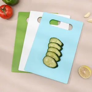 Household double-sided non-slip cutting board PP chopping board for kitchen use and baby food.