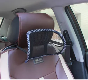 Summer breathable mesh car headrest mini lumbar pillow cool neck cushion for vehicle interior
