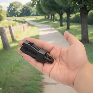 Stevige zeilklemmen zwarte plastic vergrendelingsklem voor buitencampingtenten, zonneschermen, luifels.