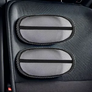 Car mesh headrest lumbar pillow breathable cool neck cushion for auto interior seats