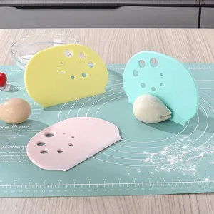 Thickened double-sided scale flour dough scraper baking cutter cake spatula plastic kitchen tool