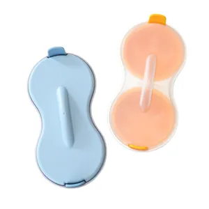 Pocheur d'œufs micro-ondes double tasse en plastique outil de cuisine cuiseur vapeur.