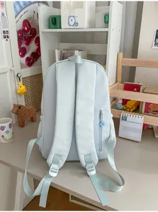Süßer ästhetischer Schulrucksack große Kapazität Studenten Büchertasche für den Alltag.
