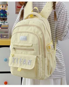 Japanischer Stil süßer Sternenmuster Schulrucksack große Kapazität Freizeit Rucksack