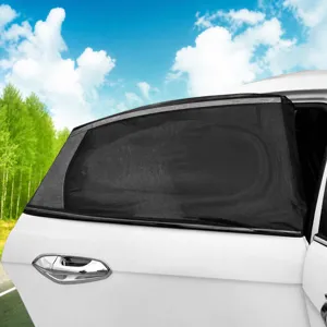 Universal Car Side Window Sun Shade Mesh Anti-Mosquito Curtain Breathable Car Cover Automotive Interior Accessories
