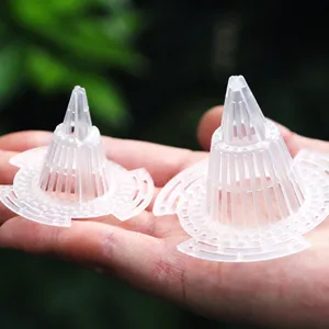 Plastic Flowerpot Bottom Hole Mesh Pad Conical Drainage Cover Breathable Leak Proof Mat For Succulent Plant Garden