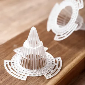 Plastic flower pot bottom mesh pad orchid drainage cover succulent anti-soil leakage net breathable