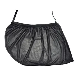 Universal car window sunshade mesh mosquito net for side windows breathable black fabric cover