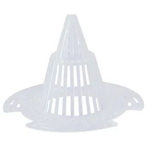 Plastic flower pot bottom mesh pad conical drainage cover breathable anti-soil mesh for succulent
