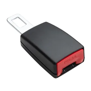 Fibbia di estensione per cintura di sicurezza auto universale nero rosso accessorio