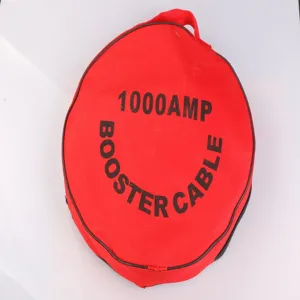 Câble de démarrage de batterie de voiture 1000A câble de recharge avec sac rond