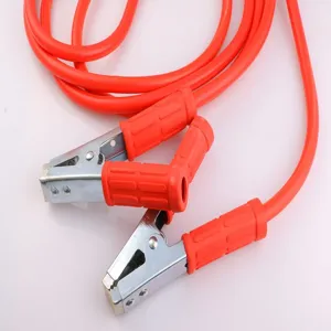 Câbles de démarrage pour voiture rouge câbles de batterie booster urgence véhicule 1p