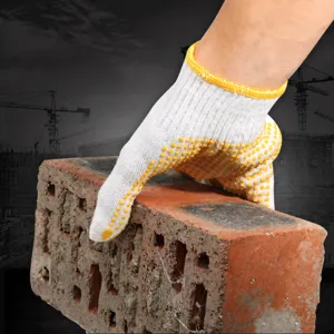 Gants de travail antidérapants résistants à l'usure gants de sécurité pour le chantier.