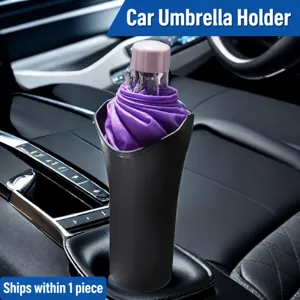 Car Umbrella Holder Multifunctional Vehicle Storage Bucket Waterproof Hanging Car Trash Can Interior Accessories