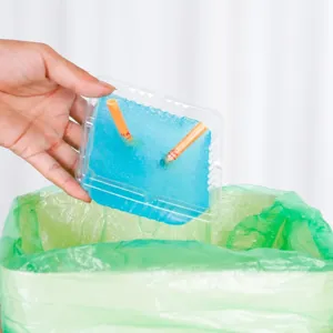 Cendrier en Plastique Jetable Avec Sable Absorbant la Cendre Portable Élimination des Odeurs de Fumée Cendrier pour Bureau Maison Voiture