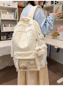 Japanischer Stil sternenklarem transparenter Rucksack grosse Kapazitaet fuer Maedchen