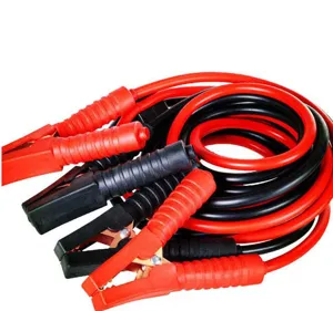 Cables de demarrage pour batterie de voiture avec pinces isolees pour urgence auto