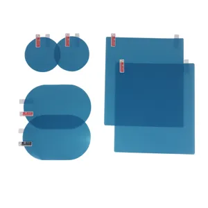 Universal car rearview mirror rainproof film anti-fog waterproof nano sticker set for vehicles.