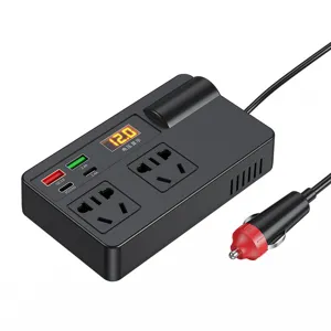 Car Inverter 12V 24V to 110V 220V Power Converter USB Type-C Fast Charger Socket