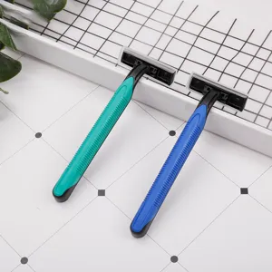Ensemble de rasoirs manuels pour hommes et femmes, outil d'épilation portable anti-dérapant.