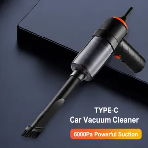 Mini Handheld Car Vacuum Cleaner Wireless Portable High Suction Cordless Dust Collector For Home Desktop Auto Cleaning