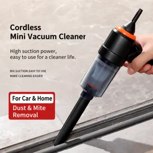 Mini handheld wireless car vacuum cleaner with powerful suction for daily home and auto cleaning.