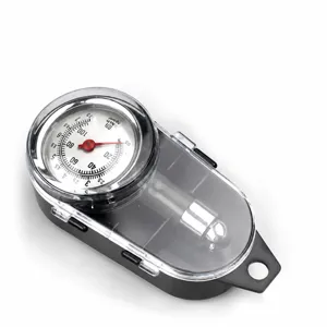Präzisions Edelstahl Reifendruckprüfer Tragbares Mechanisches Barometer Auto Reifendruck Überwachungswerkzeug