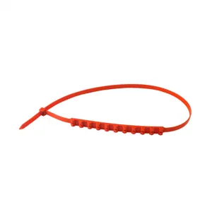 Universal car snow tire anti-skid chain, portable bright orange emergency tire grip strap for SUV.