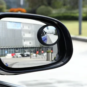Auto Dode Hoek Spiegel 360 Graden Verstelbaar Groothoek Achteruitkijk Spiegel Convex Glas ABS Auto Exterieur Accessoires