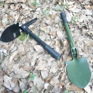 Pelle militaire pliante portable multifonctionnelle camping en plein air jardinage