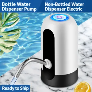 Portable Electric Water Dispenser USB Rechargeable Automatic Drinking Water Pump For Bucket Bottle Home Office Kitchen
