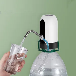 Electric bottled water pump portable automatic dispenser for home office kitchen use