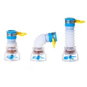Prolunga filtro per rubinetto da cucina testina spruzzo antispruzzo universale girevole