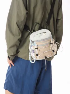 Outdoor sports lightweight color-blocking backpack casual multi-function shoulder messenger bag