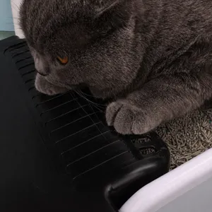 Katzenstreu Fangpedal rutschfeste Katzentoilette Trittmatte Haustier Zubehör Artikel