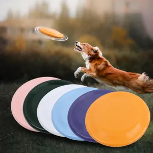 Huisdier Hond Frisbee Interactieve Training Vliegende Schijf Drijvende Bijtbestendige Plastic Frisbee Buiten Hondspeelgoed