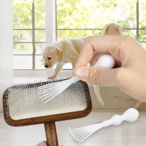 Hair Brush Cleaner Tool Plastic Air Cushion Comb Cleaning Claw Hair Removal Tool Practical Household Hair Cleaning Brush