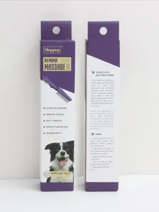 Haustier-Pflegekamm für Katzen und Hunde, doppelstöckige Stifte für lose Haare und Knotenentfernung.