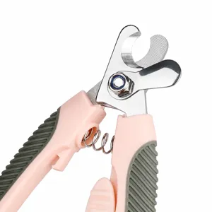 Coupe-ongles professionnel pour animaux, ciseaux en acier inoxydable pour chiens et chats.