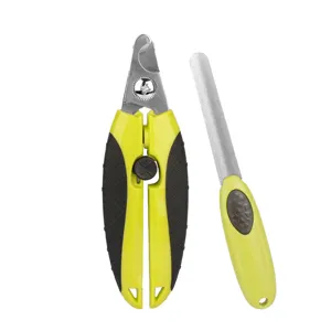Professional pet nail clipper and file set for dogs and cats claw grooming trimmer tool