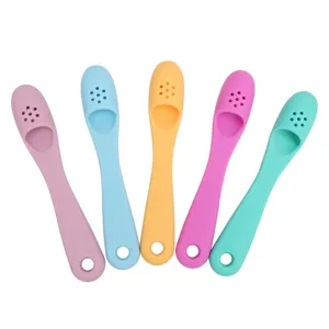 Colorful silicone pet finger toothbrush set for dog oral cleaning and teeth care.