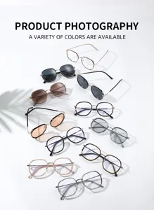 Strenge modische polygonale Damen-Sonnenbrille in vielen Farben, lässige koreanische Brille.