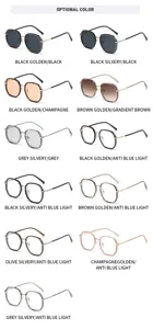 Modische Damen Sonnenbrille und Blaulichtfilter Brille mit mehreren stilvollen Farboptionen.