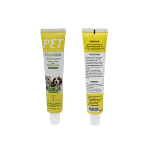 Pet toothpaste and dog teeth cleaning kit, fresh breath formula, 75g tube for cats and dogs.