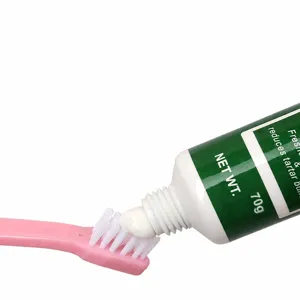 Pet toothpaste for dogs and cats oral cleaning and dental care 70g tube with soft paste formula